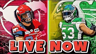 Saskatchewan Roughriders Vs Calgary Stampeders Live CFL Week 16 Watch Party and Play by Play [upl. by Eolc]