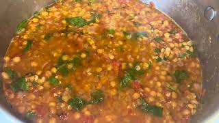 Smoky Tomato Lentil Soup Recipe with Spinach [upl. by Graehme315]