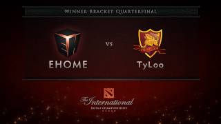 EHOME vs TyLoo  Winner Quarterfinal  Russian Commentary  Dota 2 International [upl. by Laurette]