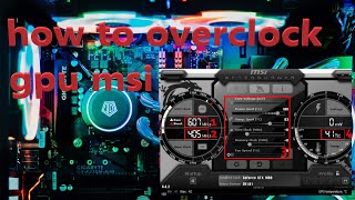 how to overclock gpu laptop [upl. by Gervais]