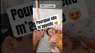 Pourquoi j’aime me réveiller comme ça papa perefille mignonne réveil dodo labellevie dad [upl. by Kerstin]