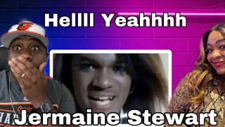 FUN WITH A GREAT MESSAGE JERMAINE STEWART  WE DONT HAVE TO TAKE OUR CLOTHES OFF REACTION [upl. by Quartet]