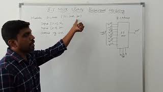 Design an 8X1 Multiplexer using Behavioral Modeling  Verilog HDL  Learn Thought  S Vijay Murugan [upl. by Garold270]