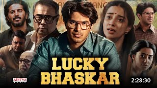 Lucky Baskhar Full Movie Hindi Dubbed  Dulquer Salmaan Meenakshi  Lucky Bhasker Review amp facts [upl. by Dorehs850]