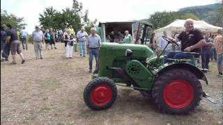 kramer k12v eicher allgaier lanz bulldog  traktoren fahren vorbei [upl. by Follmer]