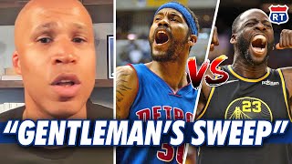 Who Would Win Between the 2017 Warriors and the 2004 Pistons  Richard Jefferson and Channing Frye [upl. by Kensell]