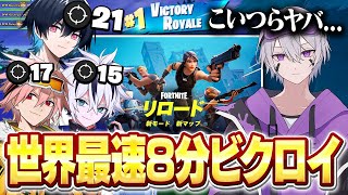 新モード『リロード』にプロゲーマー3人連れて行ったら破壊したw w w【フォートナイト】 [upl. by Sparkie]