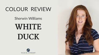 Colour Review Sherwin Williams White Duck SW 7010 [upl. by Radcliffe]