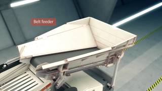 Metso Lokotrack® ST28™ mobile scalping screen [upl. by Cairistiona]