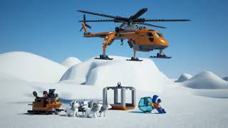 LEGO 60034 Arctic Helicrane  LEGO City [upl. by Sorac]