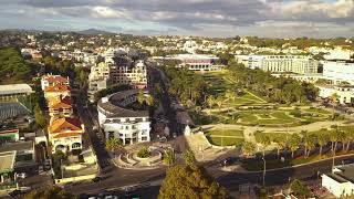 Aerial view  Casino Estoril  Portugal  Drone Footage [upl. by Thomajan]