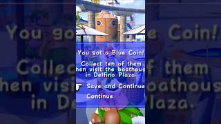 Super Mario Sunshine Ricco Harbor Fish Market Blue Coin mario supermariosunshine [upl. by Halueb578]