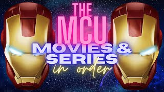 The Marvel Cinematic Universe Movies and Series in Chronological Order  All Of the Phases [upl. by Aneras]