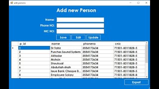 how to export datagridview to excel in C windows application [upl. by Imac325]