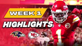 Kansas City Chiefs Host the Baltimore Ravens  MUSTSEE Week 1 Highlights [upl. by Punke]