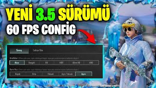 PUBG MOBİLE 60 FPS CONFİG 35 PUBG MOBİLE 35 60 FPS CONFİG PUBG MOBİLE 35 CONFİG 60 FPS YAPMA [upl. by Galloway181]