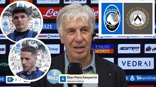 Gian Piero Gasperini Mario Pasalic Bellanova Intervista Post Atalanta 2 vs 1 Udinese 10112024 [upl. by Drarehs]