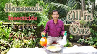 How to make Insecticide Pesticide  Fungicide  Antibiotics Miracle All in one Solution [upl. by Naiviv]