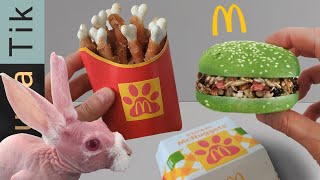 Special Mcdonalds DriveThru for your pets 🍔🐾🍟 Animals Day 2023 Secret menu [upl. by Calvert]