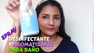 Como hacer Aromatizante y Desinfectante Casero para el Baño [upl. by Airret293]