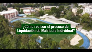 🤓¿Cómo realizar el proceso de Liquidación de Matrícula en la Uniquindío💚 [upl. by Aiva]