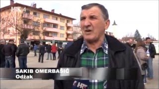 Odzak Pogled preko granice na HRTu 18022016 [upl. by Ileray247]