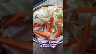 Steamed Cabbage amp Carrots  cooking vegies asmr [upl. by Adimra]