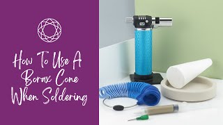 How To Use A Borax Cone When Soldering [upl. by Aeneas]