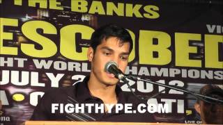 BRONER VS ESCOBEDO FINAL PRESS CONFERENCE UNDERCARD FIGHTERS [upl. by Ame]