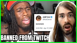 Kai Cenat Banned From Twitch  Moistcritikal reacts [upl. by Los]