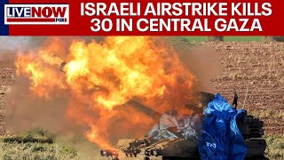 IsraelHamas war Israeli airstrike kills 30 in Gaza tensions rising  LiveNOW from FOX [upl. by Kermie]