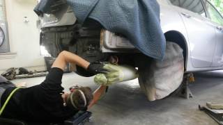 2013 HONDA ACCORD  FRONT amp REAR COLLISION REPAIR  SALVAGE REBUILD PART 10 [upl. by Tavi]