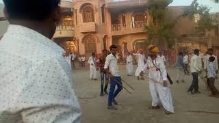 Dhumbadiya Village Holi Gair Marwadi Dance on Dhol Thali  धुम्बड़ियाँ होली गैर डांस ढोल थाली [upl. by Toblat]