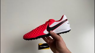 Сороконожки Nike Tiempo Legend 8 Academy TF AT6100606 [upl. by Ylil]