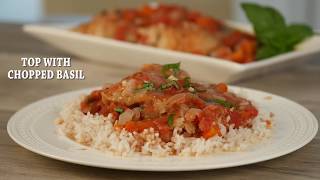 Chicken Cacciatore Recipe Video [upl. by Jillane]