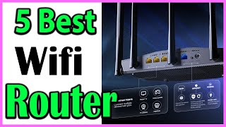 TOP 5 Best Wifi Router Review 2024 [upl. by Sadick599]