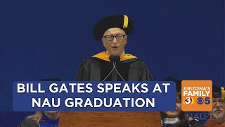 Bill Gates speaks at Northern Arizona University graduation [upl. by Medor]