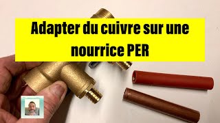 Adapter du cuivre sur une nourrice PER [upl. by Dickens]