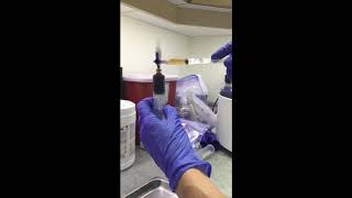 Single Syringe Method of PRP Preparation [upl. by Bohun]