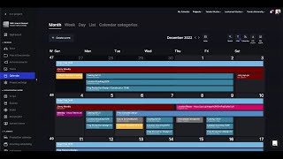 Yamdu Tutorial Project Calendar Overview [upl. by Nomor]