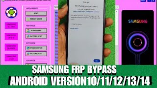 SAMSUNG FRP BYPASS 2024 ANDROID 121314 NEW METHOD  BYPASS SAMSUNG FRP QR CODE 2024 [upl. by Evin]