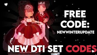 NEW CODE SET HURRY BEFORE ITS GONE FOREVER Dress To Impress DTI free codes on Roblox [upl. by Odab]