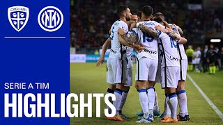 CAGLIARI 13 INTER  HIGHLIGHTS  SERIE A 2122  3 Punti dalla Sardegna 💭⚫🔵 [upl. by Lynnet]