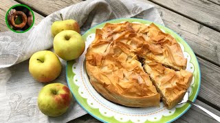 Saftiger Yufka Apfelkuchen  Schnell und sehr lecker  Lieblingsrezept [upl. by Hadria]