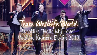 Westlife „Hello My Love“ Goldene Kamera 300319 ZDF [upl. by Leontine667]