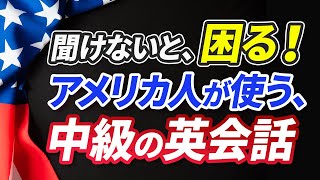 中級  聞けないと困る！アメリカ人が毎日使う英語フレーズ【256】 [upl. by Teilo]