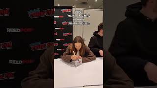 Elizabeth Olsen at New York Comic Con [upl. by Mik]