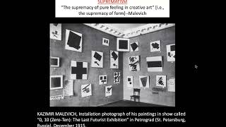 Russian Suprematism amp Malevich [upl. by Senaj]