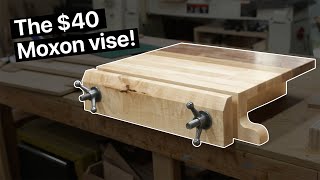 How to Build a Budget Moxon Vise  Woodworking Shop Project DIY [upl. by Adnilrev370]