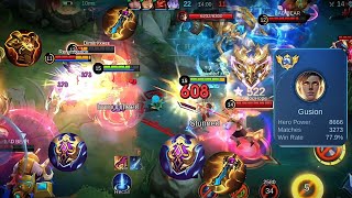 How to use Gusion when enemies buy magic defense items [upl. by Brit]